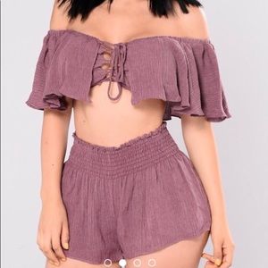 NERISSA SET - DARK MAUVE